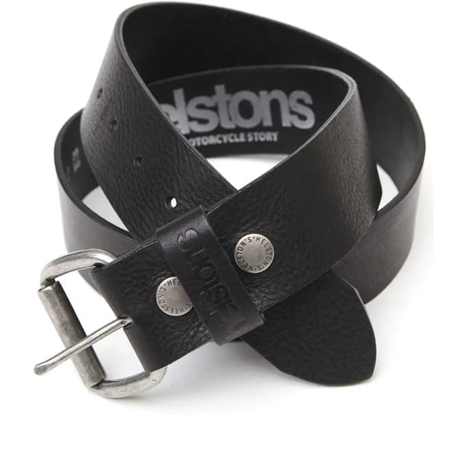 Oude leren motorriem Helstons