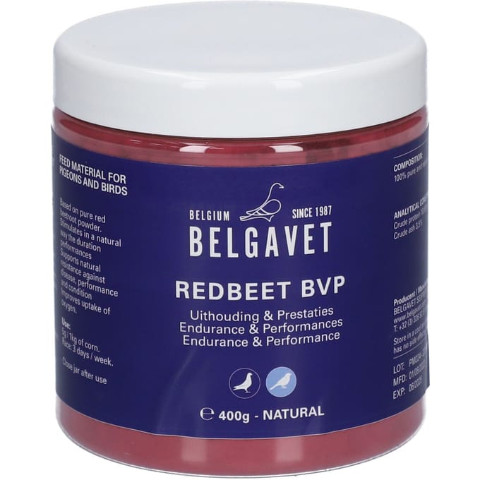 Belgavet Redbeet 400g - voor postduiven