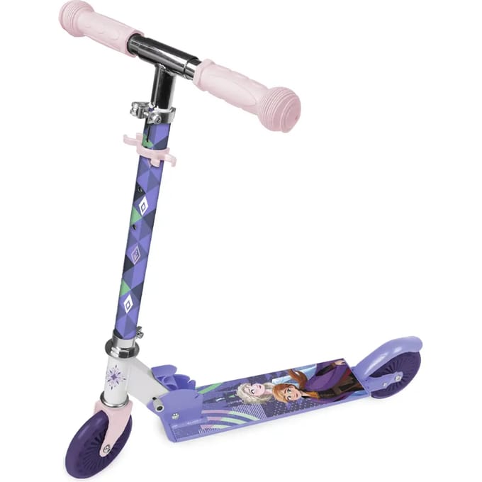 Disney Frozen 2 2-wiel Kinderstep Meisjes Aluminium Paars