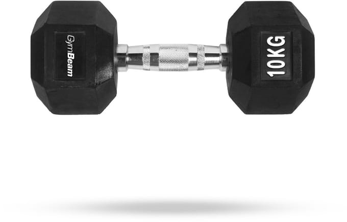 GymBeam Zeshoekige halter 10 kg