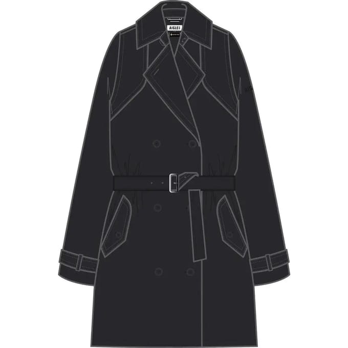 Parka middellang met verstelbare taille dames Aigle MTD®