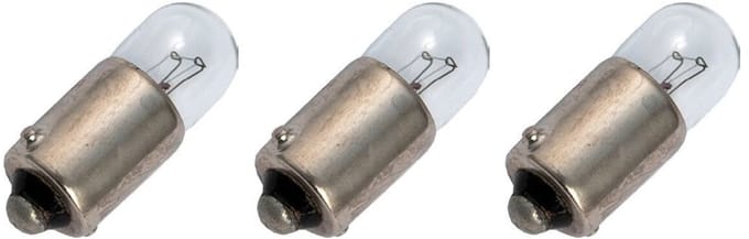 Signaallamp Ba9s 24V 2W - 83 mAh - 3 stuks - T9 Gloeilamp Ø9mm - 23mm - 2500K - Dimbaar