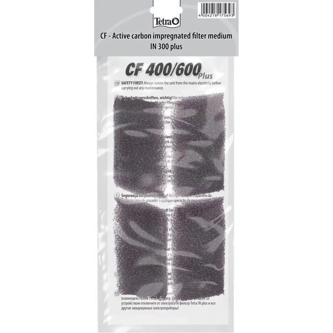 Actieve kool filter spons voor aquarium Tetra CF IN 4/600