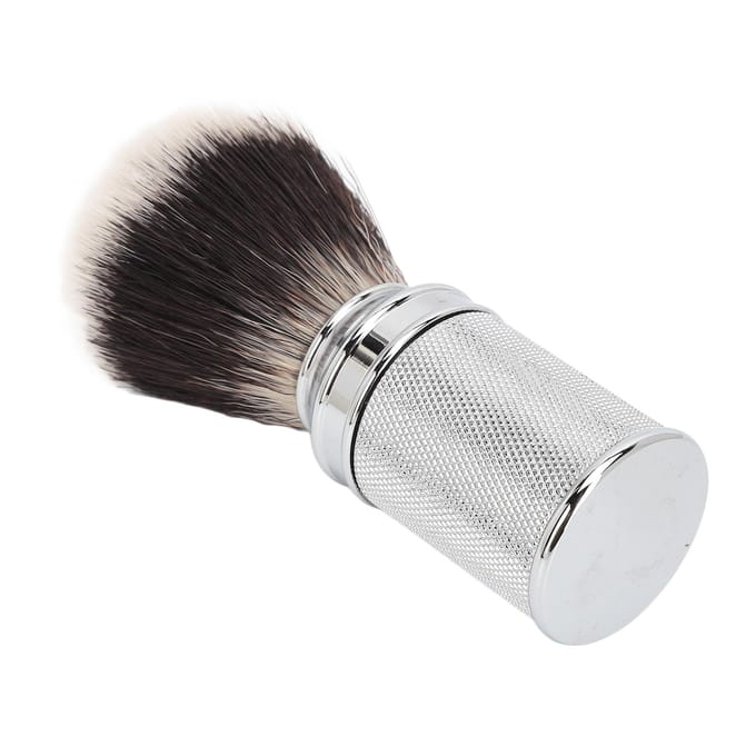 Barberschuimkwast Zacht Nylon Haar Sneldrogend Antislip Handvat Baardschuimkwast black
