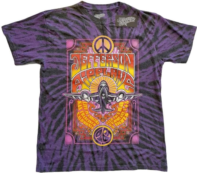 Jefferson Airplane - Live In San Francisco, CA Heren T-shirt - M - Paars