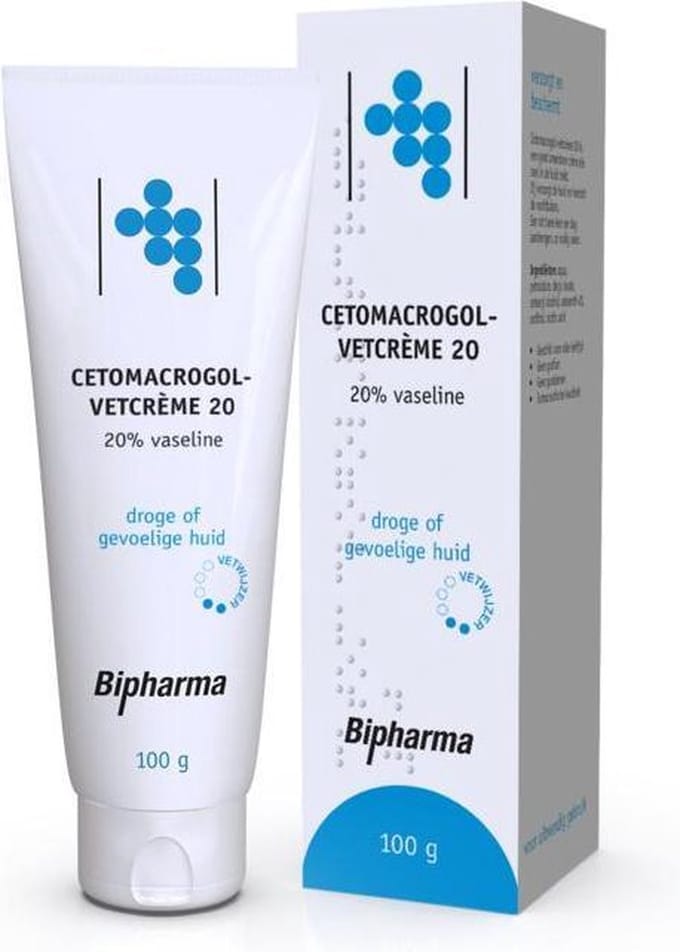 Bipharma Cetomacrogol-vetcreme 20% - 100 gr