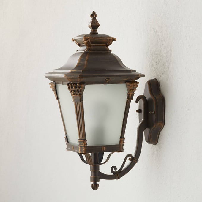 ORION Buitenwandlamp Aiko staand nostalgisch