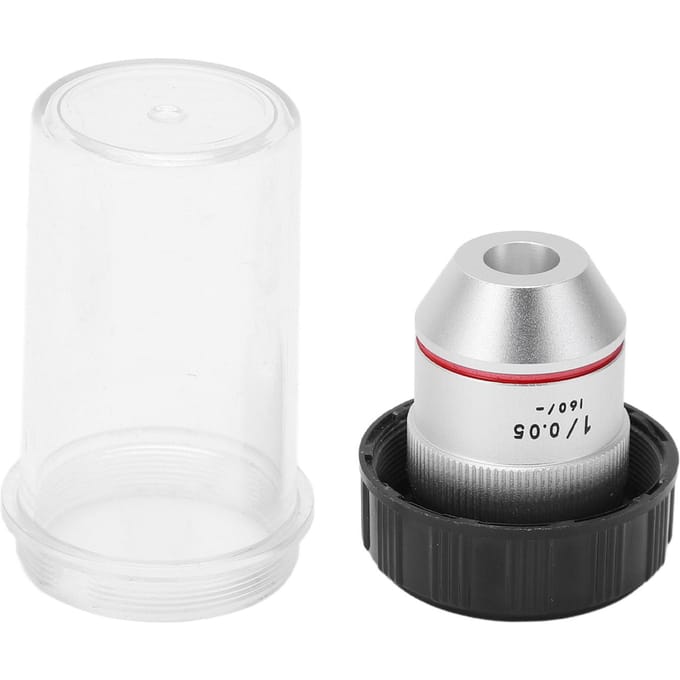 Achromatische Microscoop Objectief RMS Schroefdraad 1X 195 Achromatische Objectief Lens voor Biologische