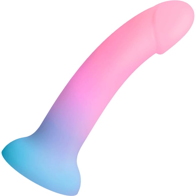 Love to Love - Siliconen Dildo Utopia - Ombre Pastel Roze/Pastel Blauw