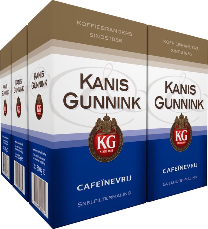 Kanis & Gunnink Decaf Filterkoffie - 6 x 500 gram