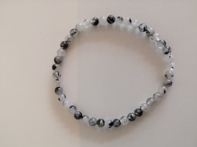 Yogi & Yogini naturals Armband toermalijnkwarts (±4mm)