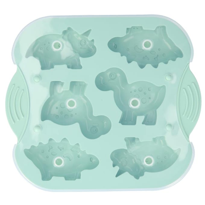 6 Holte Dierenvormige Cakevorm Siliconen Vorm DIY Chocolade Dessert Pudding Maakvorm Keuken white