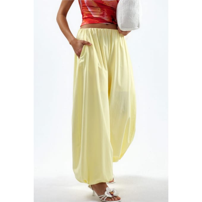 Elastische Taille Ballon Broek