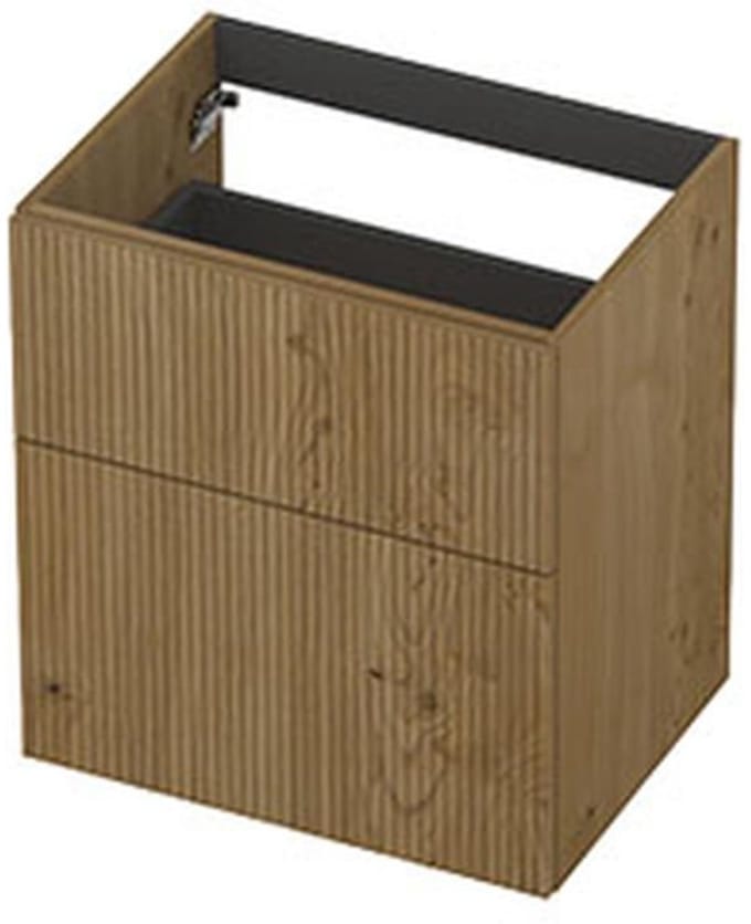 INK - Onderkast 2L A-sym Fin. Gefr. Tbv Greep - 600x450x650 Mm - Natur