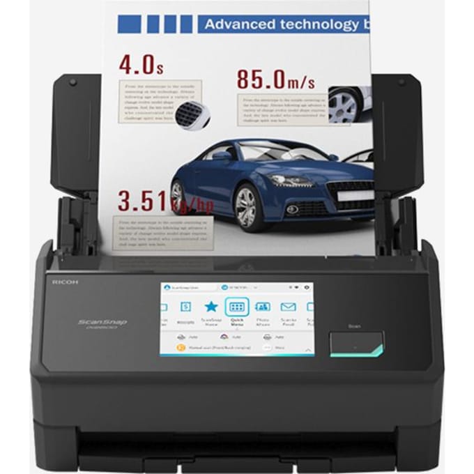 Ricoh (Fujitsu) ScanSnap ix2500 DUPLEX kantoordocumentenscanner Wit