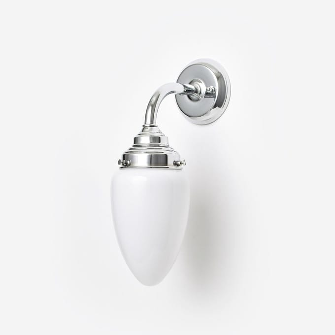 Wandlamp Menhir Small Curve Chroom - Art Deco Trade