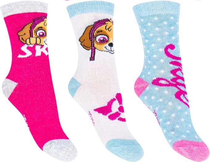 Paw Patrol sokken 3-pack maat 31-34