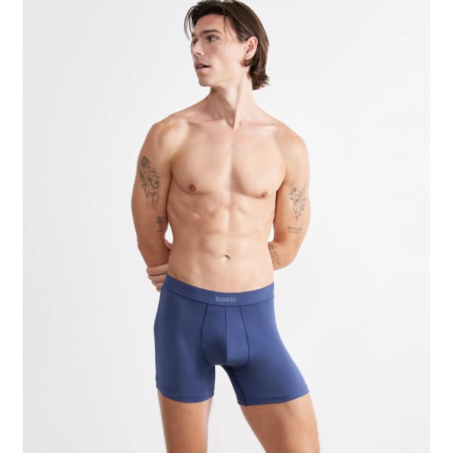 sloggi men EVER Ease Short 2P Heren Onderbroek - BLAUW -