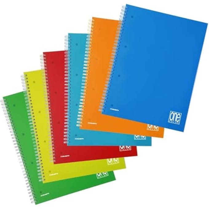 Blasetti One Color schrijfblok & schrift A4 80 vel Meerkleurig
