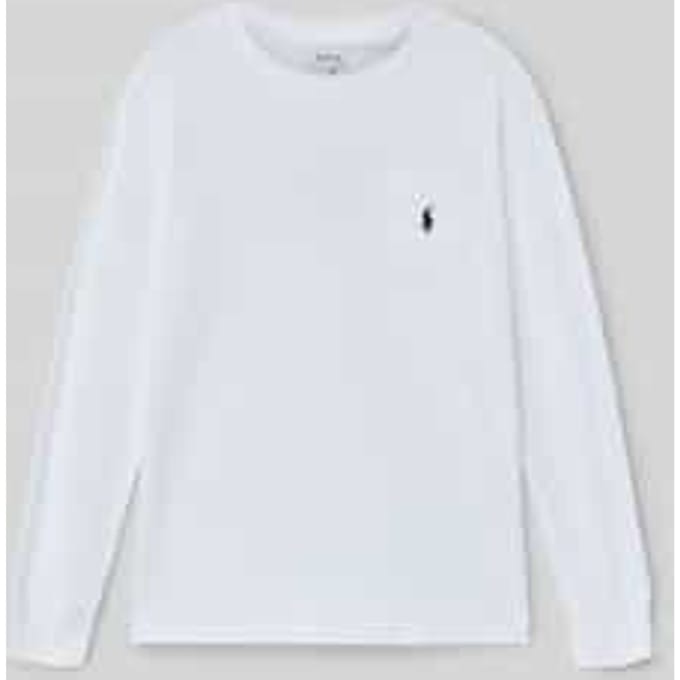 Regular fit shirt met lange mouwen van puur katoen