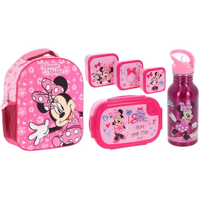 Minnie Mouse schoolset; rugzak en lunchset