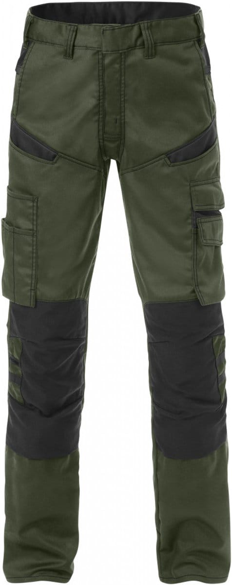 Fristads Broek 2555 Stfp - Legergroen/zwart - C152