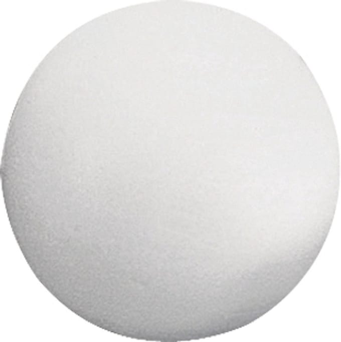 Piepschuim bol/bal - wit - D6 cm - styropor - hobby figuren - DIY - knutselen - basis materiaal