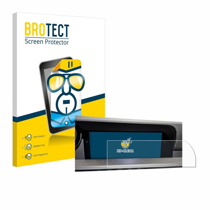 BROTECT - Screenprotector voor Porsche 911 Typ 992 Cabrio PCM 6.0 - Folie Beschermfolie transparant