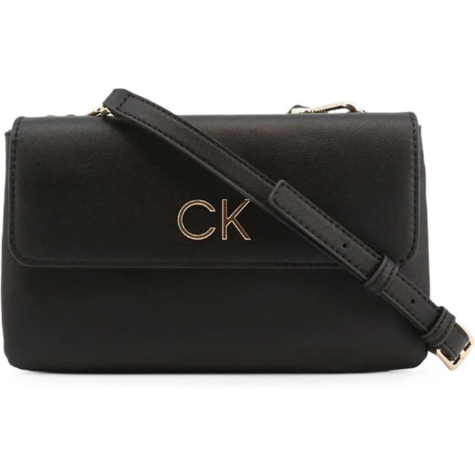 Calvin Klein Zwarte Polyester Dames Handtas