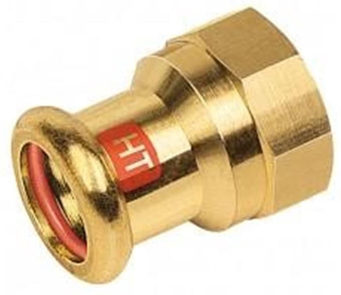 Bonfix Pressfitting roodkoper SOLAR Schroefbus 1 x 28 - lange binnendraad x press - (m-profiel)