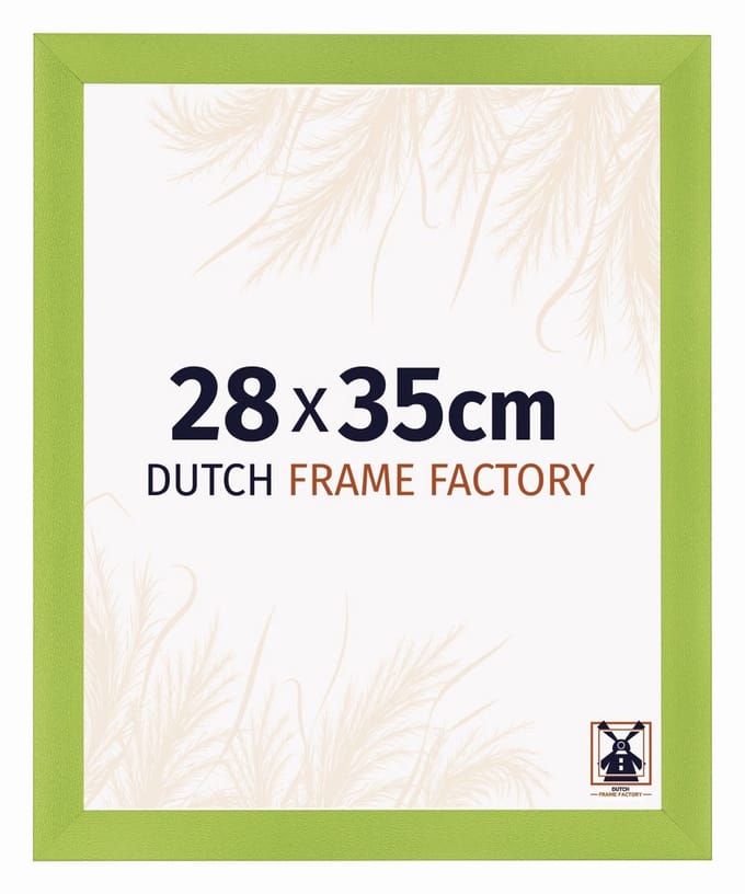 Fotolijst 28x35 cm - MDF - Groen - Praag
