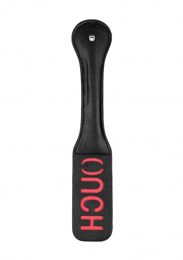 Kunstlederen Ouch Paddle - Zwart