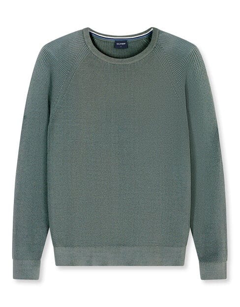 OLYMP Casual Breisel, Regular Fit, Groen