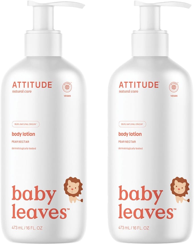 ATTITUDE Body Lotion Pear Nectar Bundel - Baby Leaves ECO - duurzaam