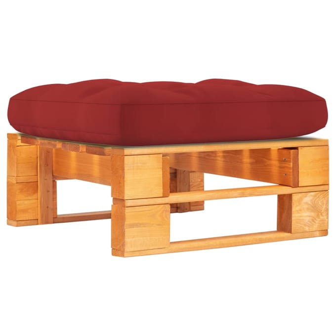 vidaXL - Tuinhocker - pallet - honingbruin - geïmpregneerd - grenenhout