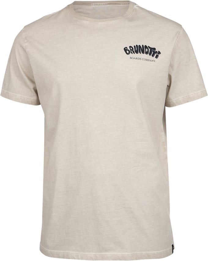 Brunotti - Johnian - T-Shirt Feather Grey - 100% Katoen - Regular Fit - M