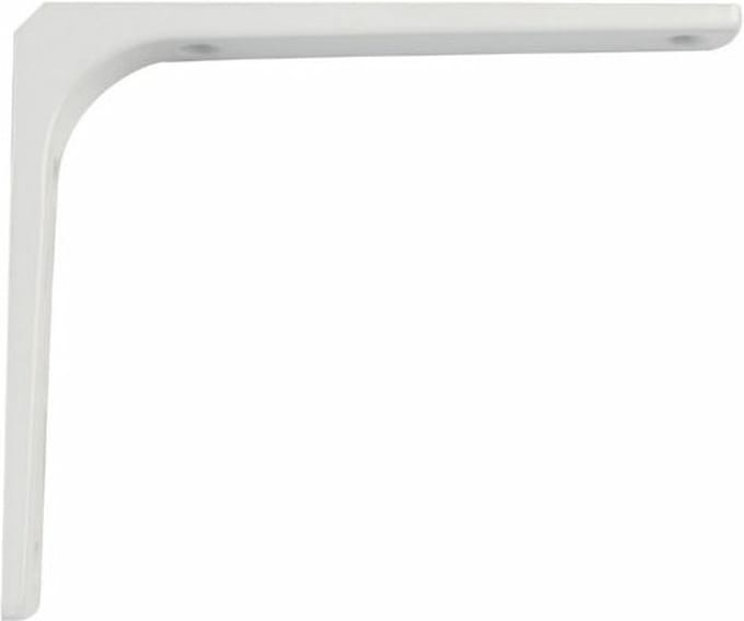 AMIG Plankdrager/planksteun van metaal - gelakt wit - H100 x B100 mm - boekenplank steunen