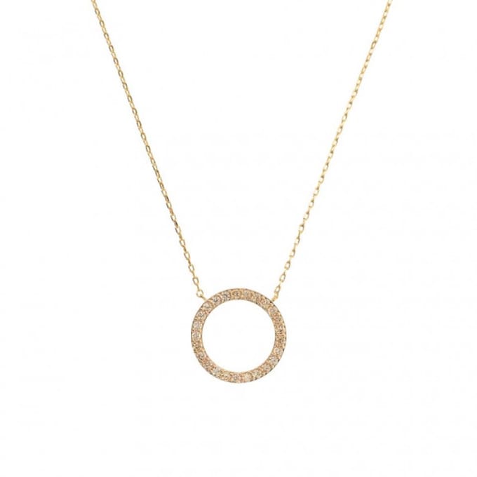 Bronzallure Golden-CZ Necklace WSBZ02421Y.CH Brons 54
