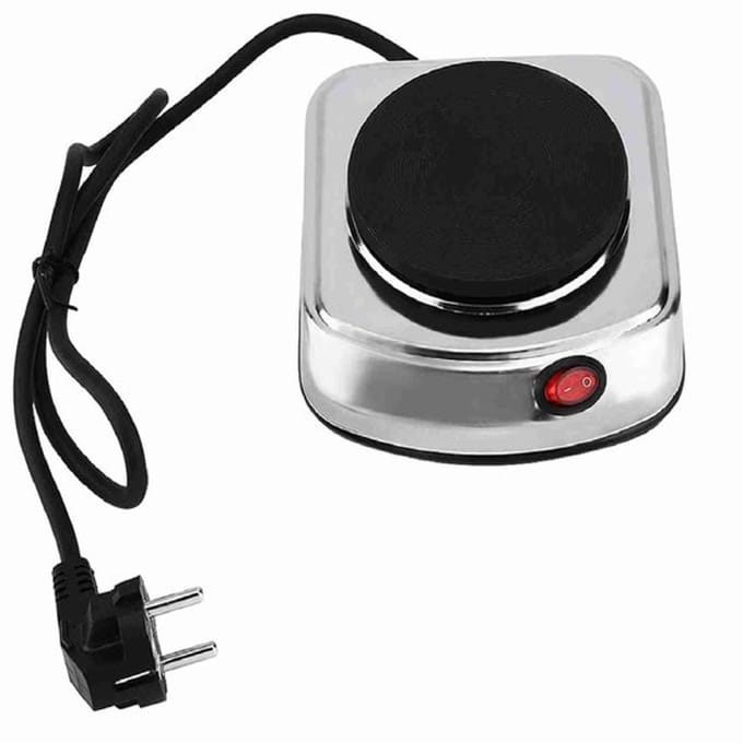 Allecto - Elektrische Mini-kachelbrander - Draagbaar Fornuis - Snelle