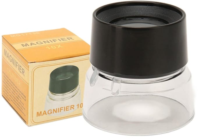 Dailygoods - 10x Power Stand Vergrootglas voor Sieradenbeoordeling