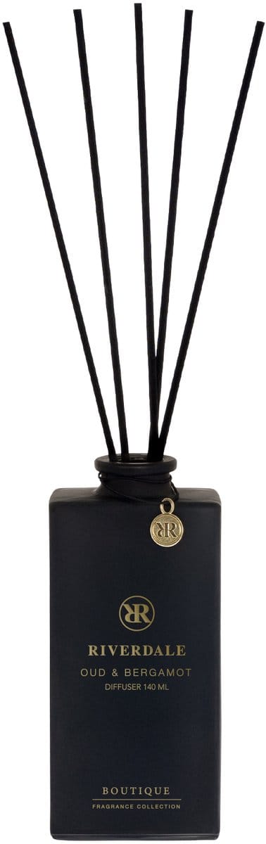 Boutique Geurstokjes Oud & Bergamot 140ml roze