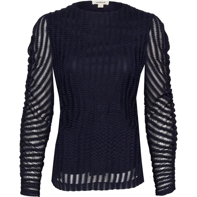Dames-T-shirt met ronde hals Soaked in Luxury Solveig