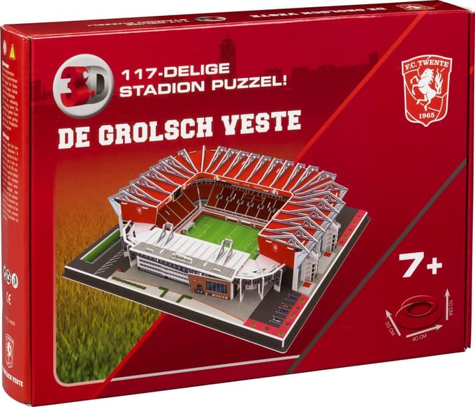 FC Twente De Grolsch Veste 3D puzzel - Stadion replica - Vanaf 7 jaar