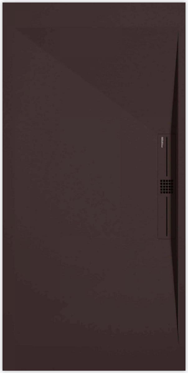 Sanifun douchebak Stone Side Chocolate Smooth 1000 x 700 P