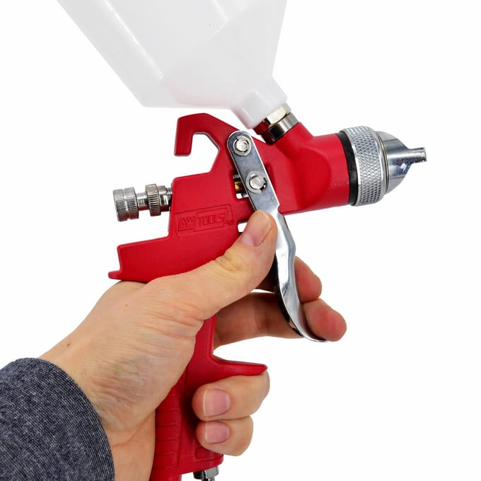 AWTOOLS H-827 Serie - HVLP Verfspuitpistool - 1.7mm - Aluminium Behuizing - Ergonomische Handgreep