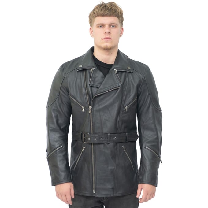 CE Armor Bikerjack met kruisrits voor heren - Boedapest