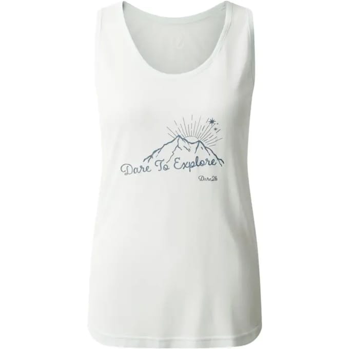 Dare2b Harmonic Mouwloos T-shirt Wit 44 Vrouw