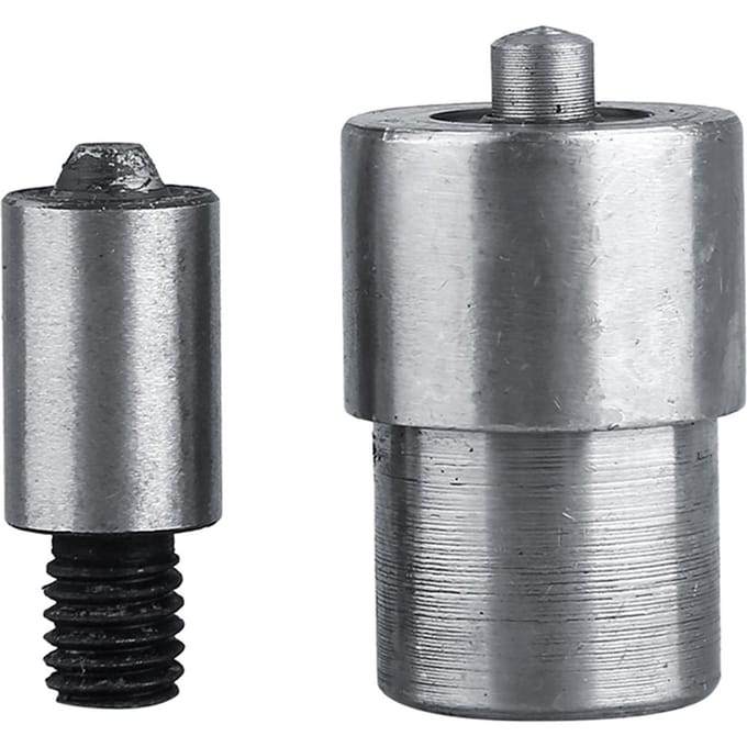Oogjestang, professionele oogjestang met 3 stempelsets en 900 oogjes, 6 mm 10 mm 12 mm wit