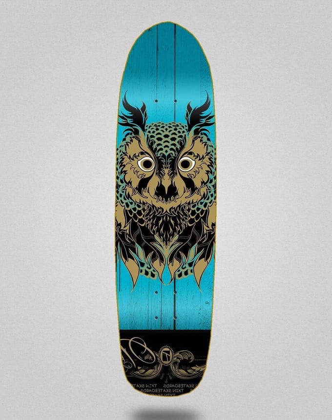 Skateboard Deck - Pool Deck - Street Tricks - Polypropyleen Materiaal - 85 Inch - Zwart