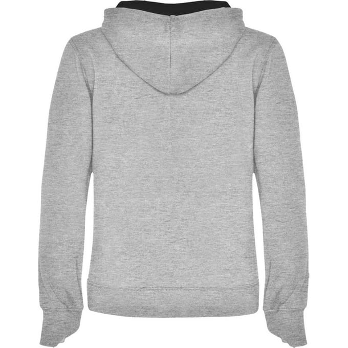 Roly Dames/Dames Urban Hoodie (Heide Grijs/Zwart)